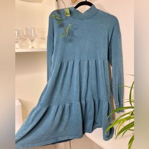 Sweatshirt Dress (teal)